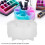 Silicone Lipstick Storage Box Mold 14cm Diameter Transparent 4