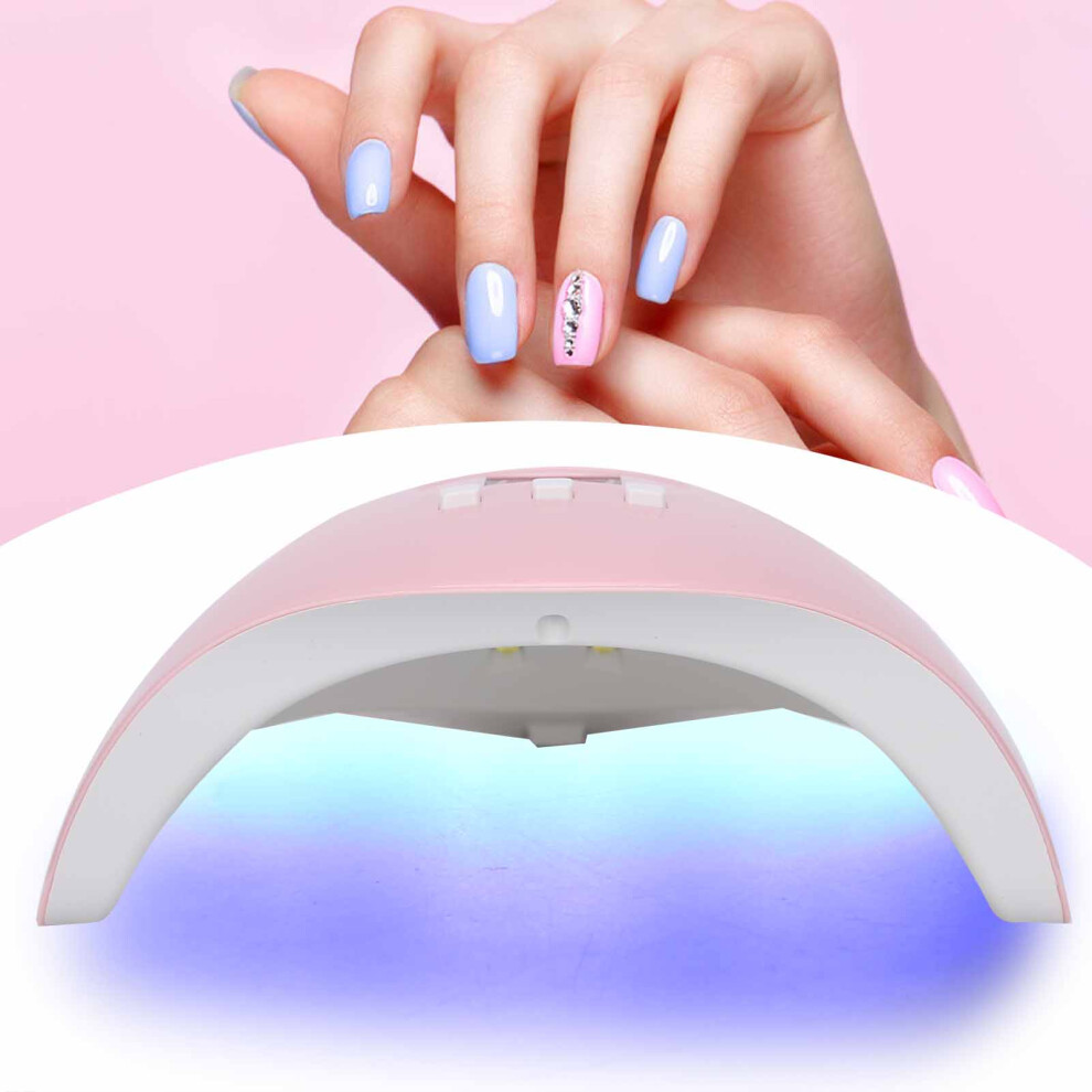 Light Professional 54W Led Uv Nail Polish Dryer For Gel Nails Curing