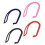 4Pcs Washable Silicone Earhook Holders in Assorted Colors for Secure Earbuds 4