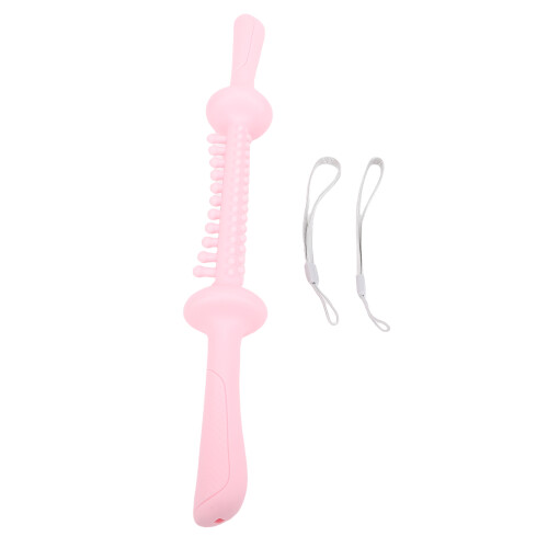 Muskel-Massage-Stab 50 cm Pink TPR Langgriff 2