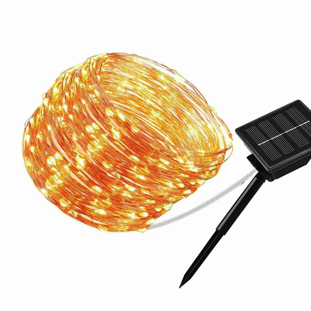 Solar Waterproof String Lights 12M 100Led Warm Multi-Mode Outdoor Decor 7901392243040