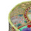 VidaXL vidaXL Patchwork Sitzpouf Rund Baumwolle Handgefertigt 40x20 cm Grün 3