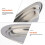 2 Pcs Pastry Serving Tray Multi-function Party Small Silver 8