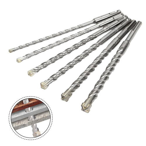 1Pc 5-20Mm Solid Carbide Masonry Drill Bit For Sds Plus Hammer Drill For Concrete Stone Brick Walls Drilling Tools 2