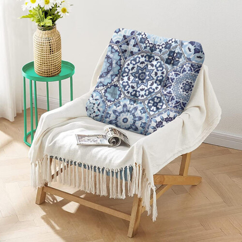 Μαξιλάρι δαπέδου Boho για διαλογισμό 22x22", ολλανδικό βελούδινο μαξιλάρι δαπέδου για 1