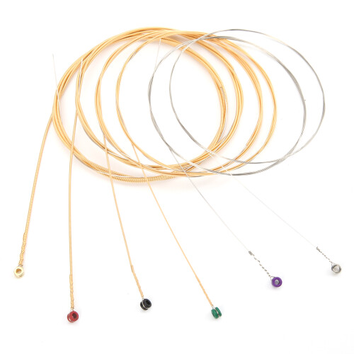 6Pcs Steel Core Phosphor Bronze Guitar Strings for Wound Instruments 2
