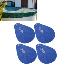 10PCS PVC Pool Cover Weights for Above Ground Pool 35x25.5cm Blue