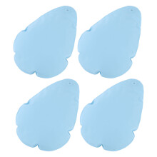 10PCS PVC Pool Cover Weights, Light Blue, 35x25.5cm Winter Tarp Hang Bags
