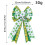 Ruban à nœud papillon trèfle vert pour la Saint-Patrick (2 pièces, 197 pouces) 3