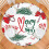 Festlig stripete julebordduk 132 cm rund, elastisk kantdesign for middagsbord 5