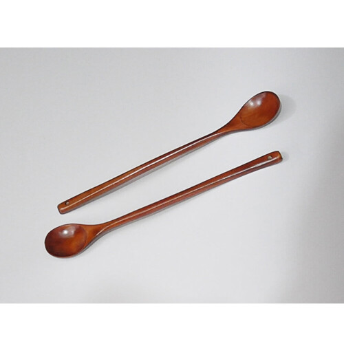 Cucharas de madera, material de madera, 5 piezas, remover, 28 cm 2