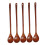 Cucharas de madera, material de madera, 5 piezas, remover, 28 cm 4