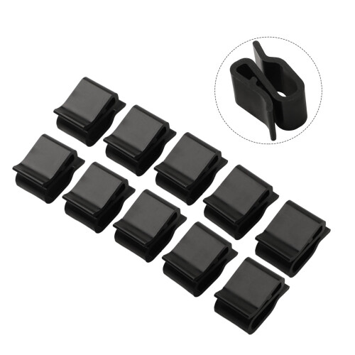 Photovoltaic Cable Clamp Black Plastic 100 pcs 2