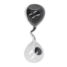 Glass Hourglass Timer 6x18cm Decorative Desk Sand Timer for Home Office