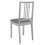 VidaXL vidaXL Dining Chairs with Cushions Kitchen Dinner Chair 2 pcs Grey Solid Wood 5