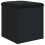 VidaXL vidaXL Storage Bench Black 42x42x45 cm Engineered Wood 7