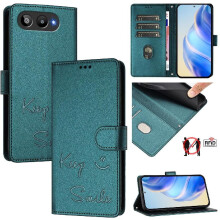 (Bottle green) Case For BLU G95 FLIP COVER PU Leather Card Holder Wallet RFID Blocking