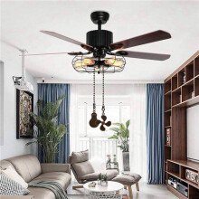 12Pcs Ceiling Fan Pull Chain Set,Bulb and Fan Pattern Pull Chain Extension Fan Pull Chain Pendant 12 Inch (Red Bronze)