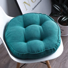Chair Pad Seat Cushion with Ties Solid Color Soft Chair Pads Comfy Velvet Cushion Pillow for Kitchen Dining Office Chair