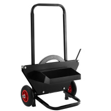 Carro de Cierre para Bobinas de Acero-Duoku-con Núcleos de 600 mm-Distribuidor Robusto Equipado con Ruedas de Goma