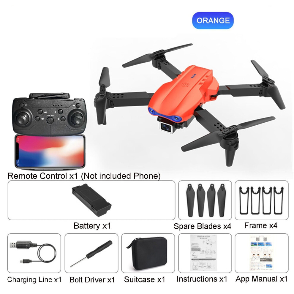 Foldable Mini Drone With Wifi Fpv, One-Click Stunt, Night Headless Mode, Auto Return, 30 Km/H, 20-Min F Light 9489952037318