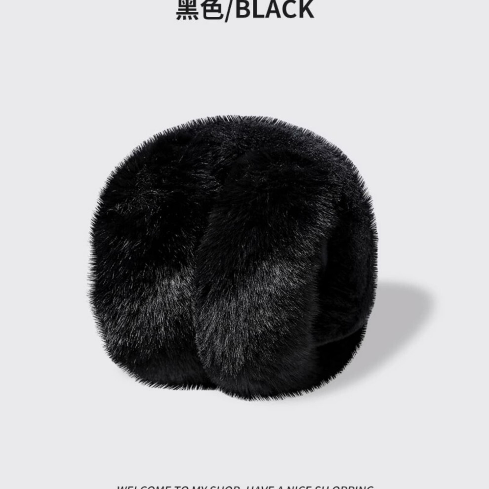 Egymen Folding Ear Muffs, Soft Plush Winter Ear Covers, Warm Fleece Ear Protectors, Stylish Cold Weather Ear Shields 9489952038209