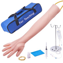 Phlebotomie-Übungsset-Duoku-Hochsimulations-Trainingsarm für venöse IV-Punktion-1 hängende Flasche 1 Spritze