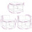 VidaXL vidaXL 5 Piece Garden Sofa Set with Cushions White Solid Wood Pine 10