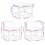 VidaXL vidaXL 5 Piece Garden Sofa Set with Cushions White Solid Wood Pine 10