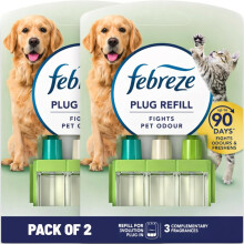 2 x 20ml Febreze 3Volution Plug in refill - Pet odour Eliminator