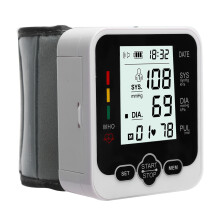 Automatic Blood Pressure Wrist Monitor with LCD Screen, ABS Material