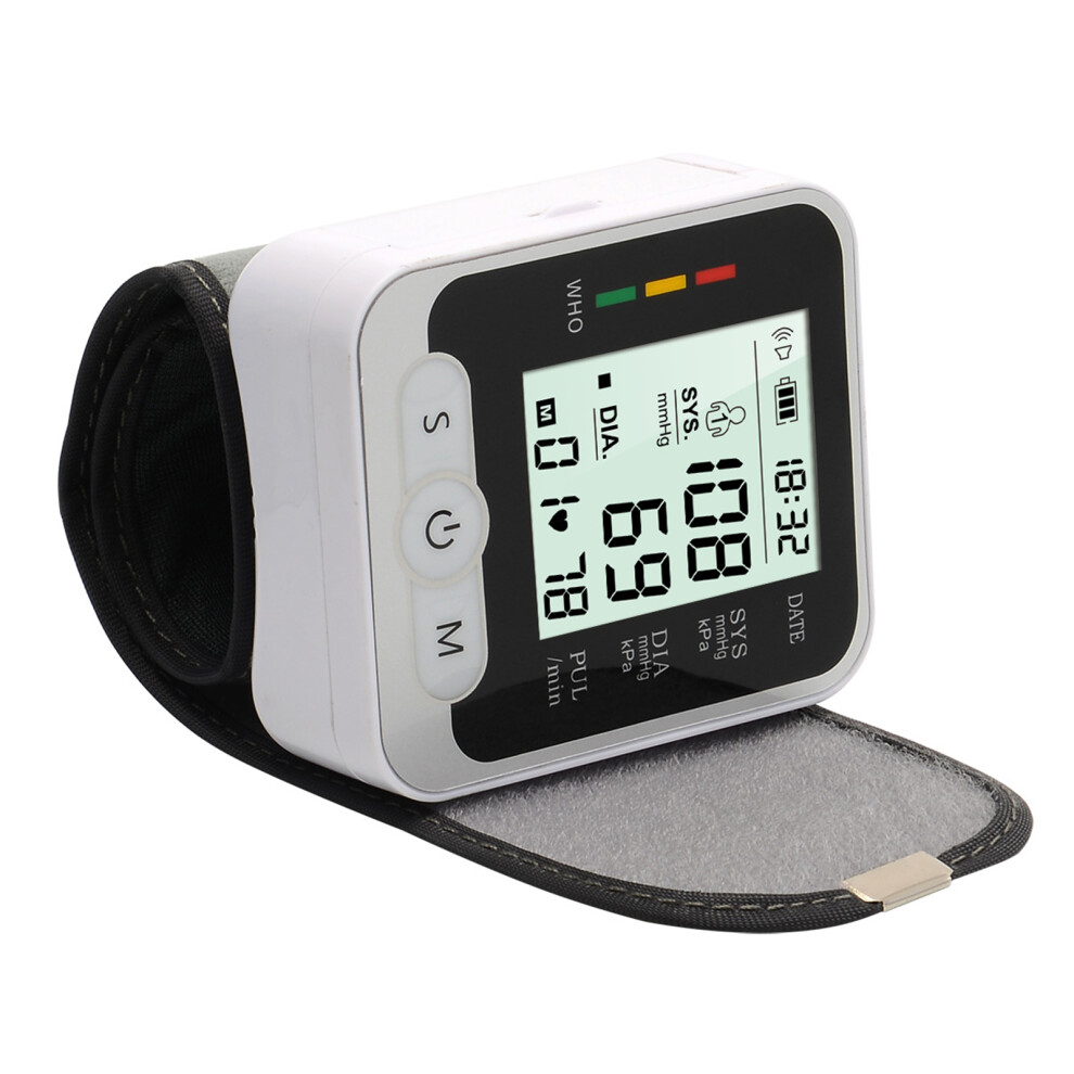 Portable Digital Wrist Blood Pressure Monitor, Compact & Accurate