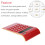 Ultra Thin 10-Digit Solar Calculator with LCD Display – Red 4