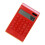Ultra Thin 10-Digit Solar Calculator with LCD Display – Red 9