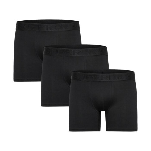 Superdry Boxer Superdry Triple Pack - Musta/Musta