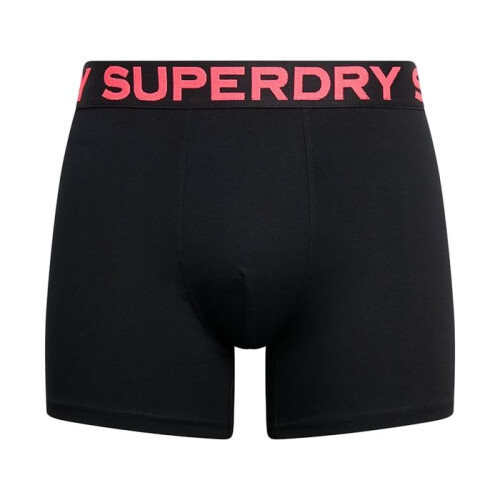 Superdry Boxer Superdry Triple Pack - Musta/Neon