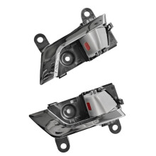 1Pair Left+Right Inside Door Handle for Highlander 2008-2013 69205-20210 69206-20210-C0 Chrome Inner Door Pull