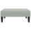 VidaXL vidaXL Fußhocker Hellgrau 77x55x31 cm Samt 4