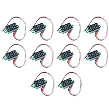 Digital Voltmeter Heads 0.36inch LED Digital Voltmeter 0-30.0V Motorcycle Voltmeter Three-Wire