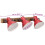 VidaXL vidaXL Wall Lamp 25 W Distressed Red 65x25 cm E27 8