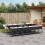 VidaXL vidaXL Garden Dining Set | Black 2