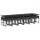 VidaXL vidaXL Garden Dining Set | Black 3