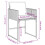 VidaXL vidaXL Garden Dining Set | Black 6