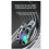 Hollow Wireless  Gaming Mouse Dual Mode Back Light 1600Dpi Adjustable Rgb Light Type C Rechargeable Mice Black 10