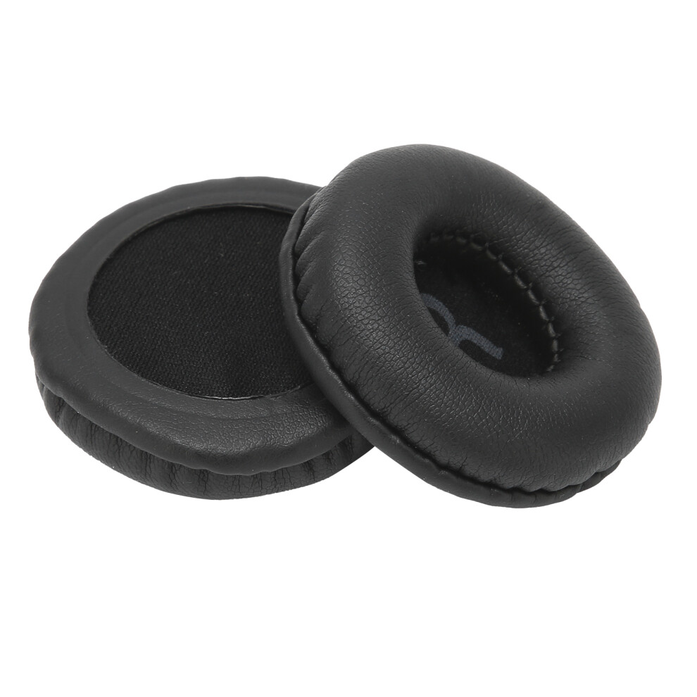 50Mm Universal Headset Ear Pads With L R Markings Replacement Cushions Black 7891391902614