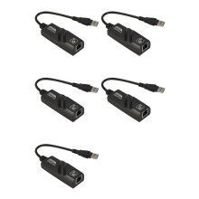 5X USB 3.0 to Gigabit LAN Card USB Ethernet Adapter 1000 Mbps Network Card for Android Tv Laptop Desktop