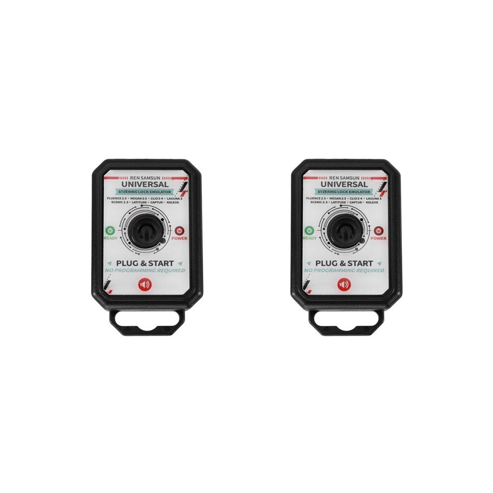 2X Steering Lock Simulator Esl Elv Emulator Plug And Start With Lock Sound For Ren Clio Megane Fluence Scenic 4711143544769