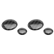 4X Carbon Fiber Multimedia Buttons Cover Trim Sticker Center Console for MX-5 Miata Roadster 2016+ MX5 ND Interior