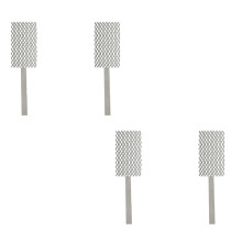 4Stück 6 x 15 cm Mesh Platiniert Titan Anode Rhodium Schmuck Beschichtung Plater Werkzeuge