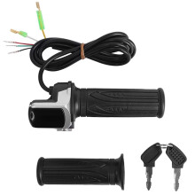 Manubrio Acceleratore per Scooter con Display A LED, Maniglia di Regolazione Della Velocità 'Acceleratore da 24 V per Impugnatura Chiave per Bici